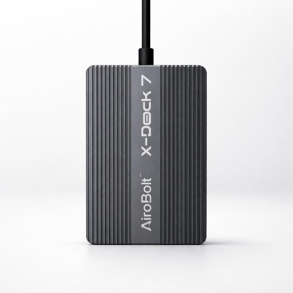 7 in 1 USB C Hub Dual 4K@60Hz HDMI 2 USB A 10Gbps USB C 10Gbps Data 100W PD Charging Gigabit Ethernet Compact Travel Hub for MacBook Pro MacBook Air Dell XPS iPad Pro